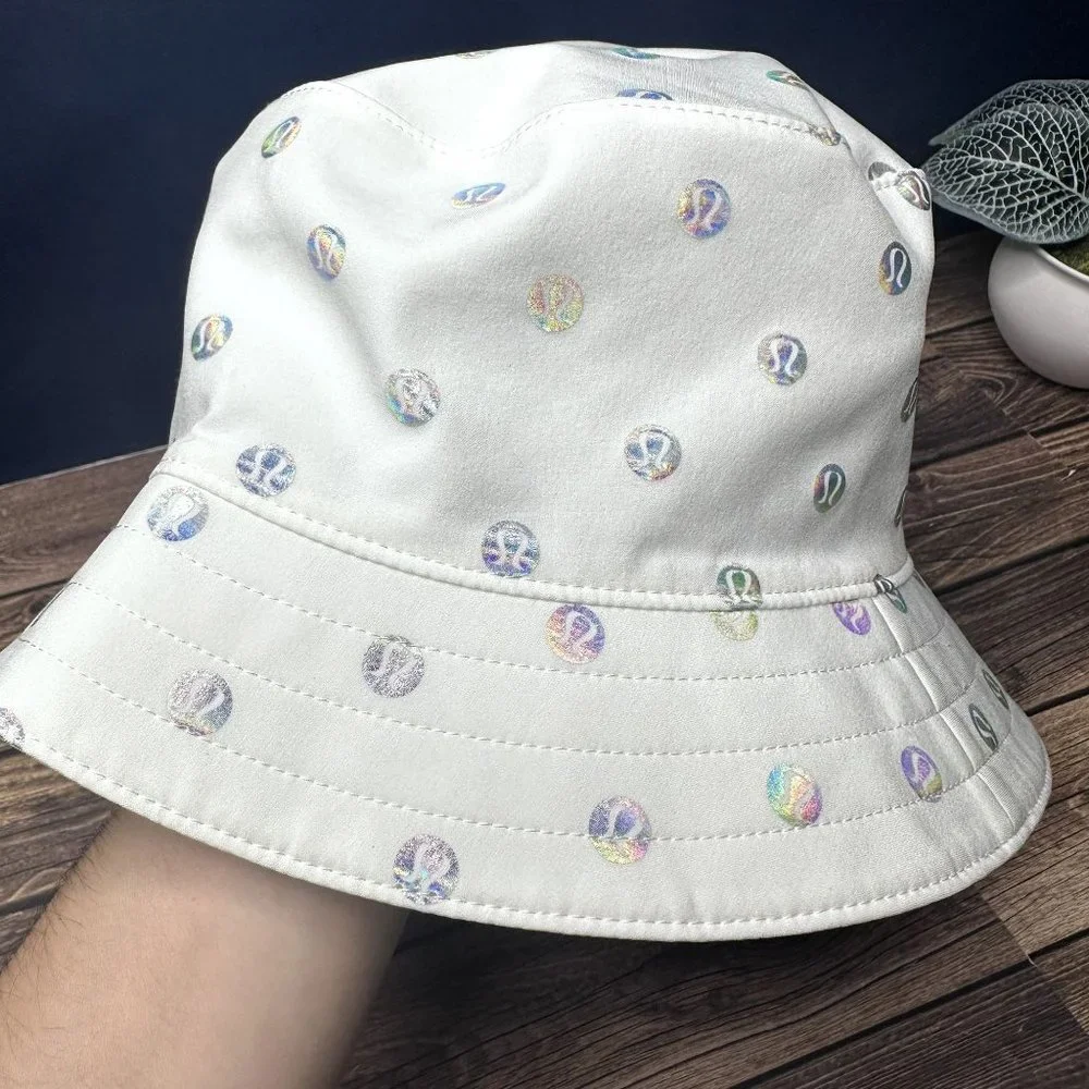 Lululemon Both Ways Bucket Hat Reversible *RAINBOW* NWT Size M/L (POYO/PWBE)_4
